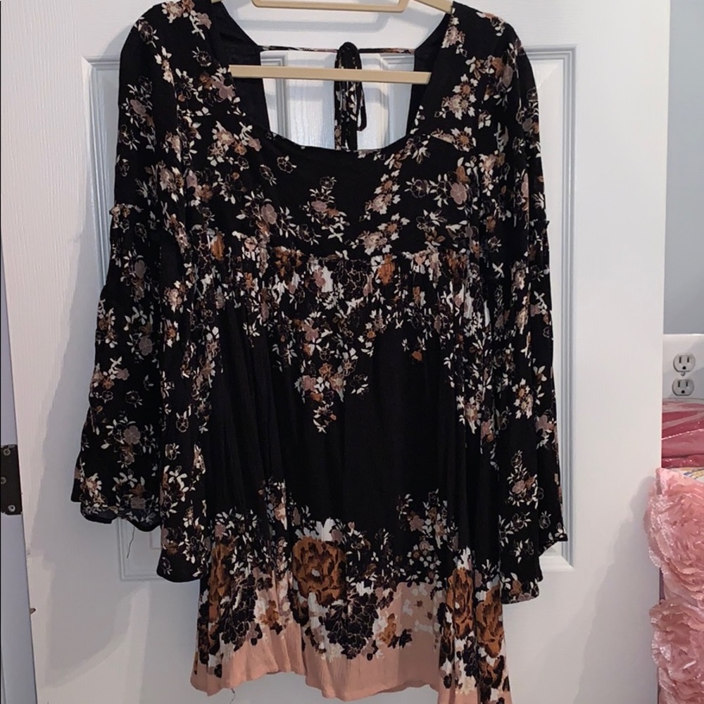 Free People Bell Sleeve Dress